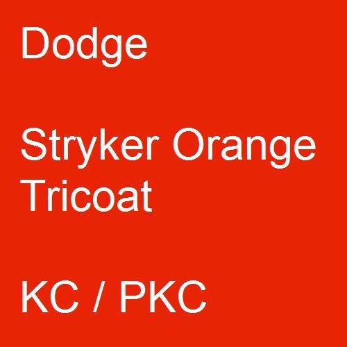 Dodge, Stryker Orange Tricoat, KC / PKC.